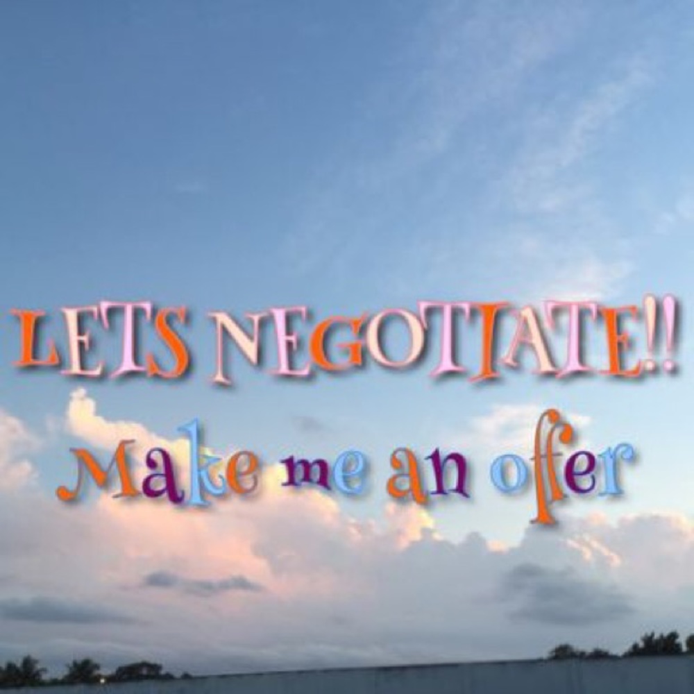 Let’s negotiate 😍😍😍😍